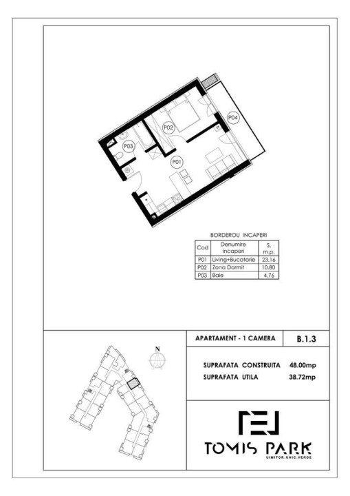 Constanta. Tomis Nord. apartament tip Studio Lux  