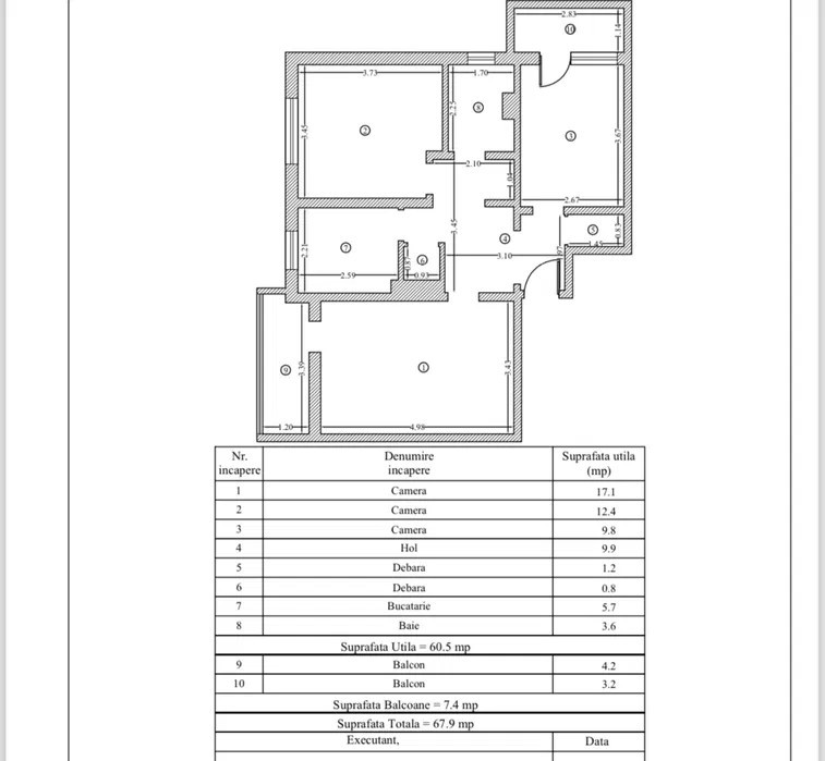 Vanzare Apartament 3 camere Complet Renovat / Zona CET