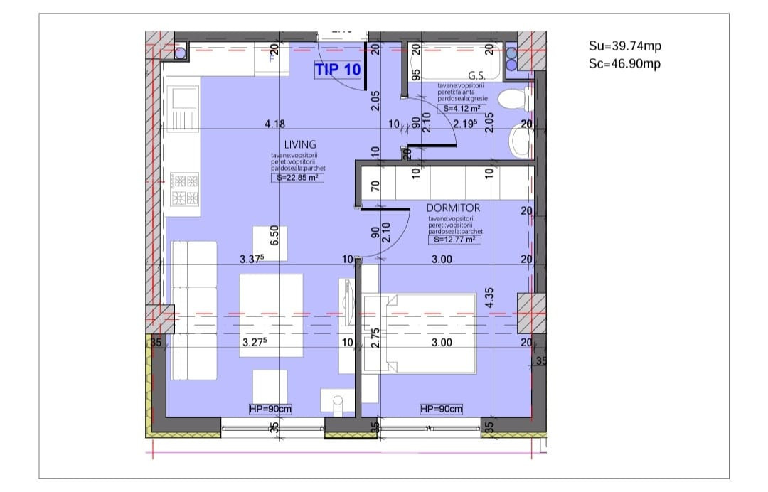 Apartamente 2 Camere La Cheie / Bloc Nou 2024 / KM 4-5