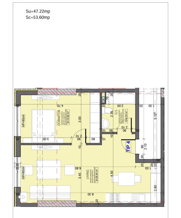 Apartamente 2 Camere La Cheie / Bloc Nou 2024 / KM 4-5