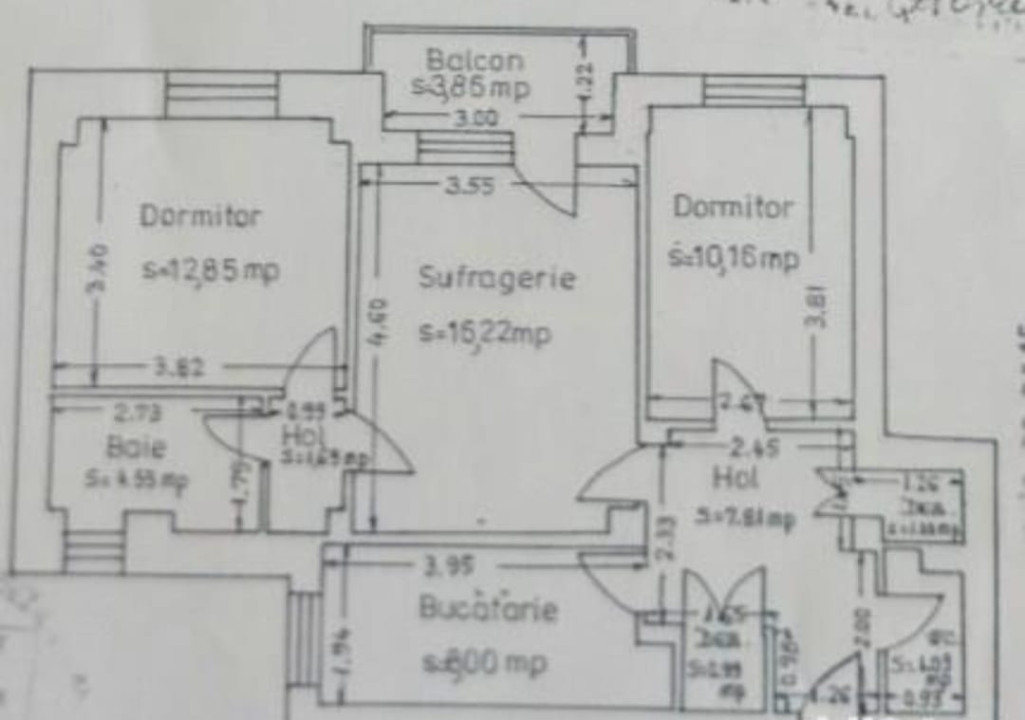 Apartament 3 Camere Decomandat | Ultracentral | Harsova 