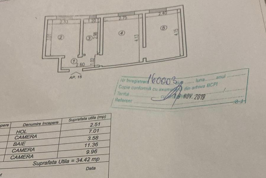 APARTAMENT 2 CAMERE | TOMIS NORD | MOBILAT