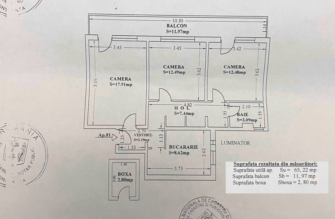 3 CAMERE | CASA DE CULTURA | ETAJ 1 