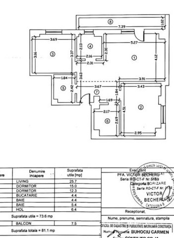 Apartament 3 camere NOU - CAMPUS