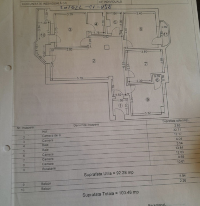 4 CAMERE | SPATIOS | MOBILAT | POARTA 6