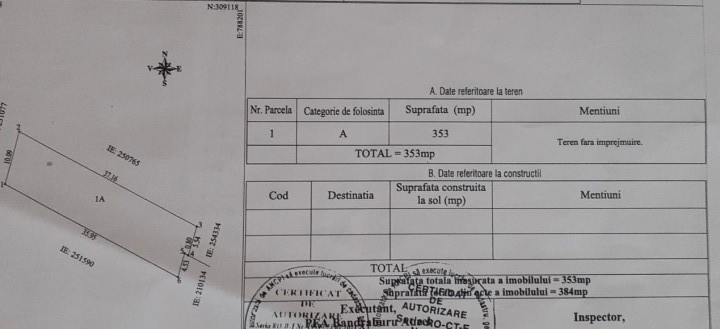 Teren Intravilan zona Palazu Mare