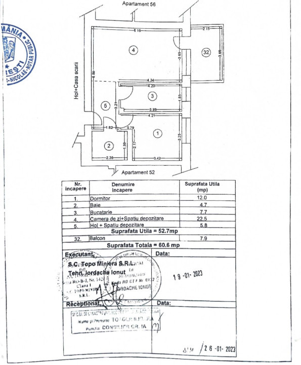 Apartament 2 camere zona Tomis Plus_Boreal cu loc de parcare